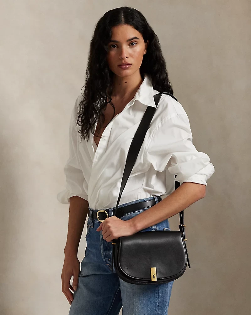 Polo ID Leather Saddle Bag