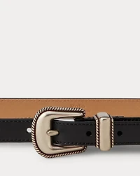 Western Vachetta Leather Belt