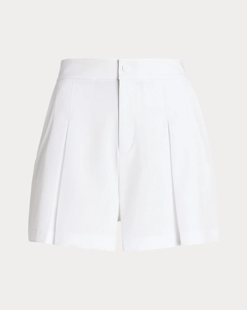 Four-Way-Stretch Pleated Short
