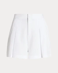 Four-Way-Stretch Pleated Short