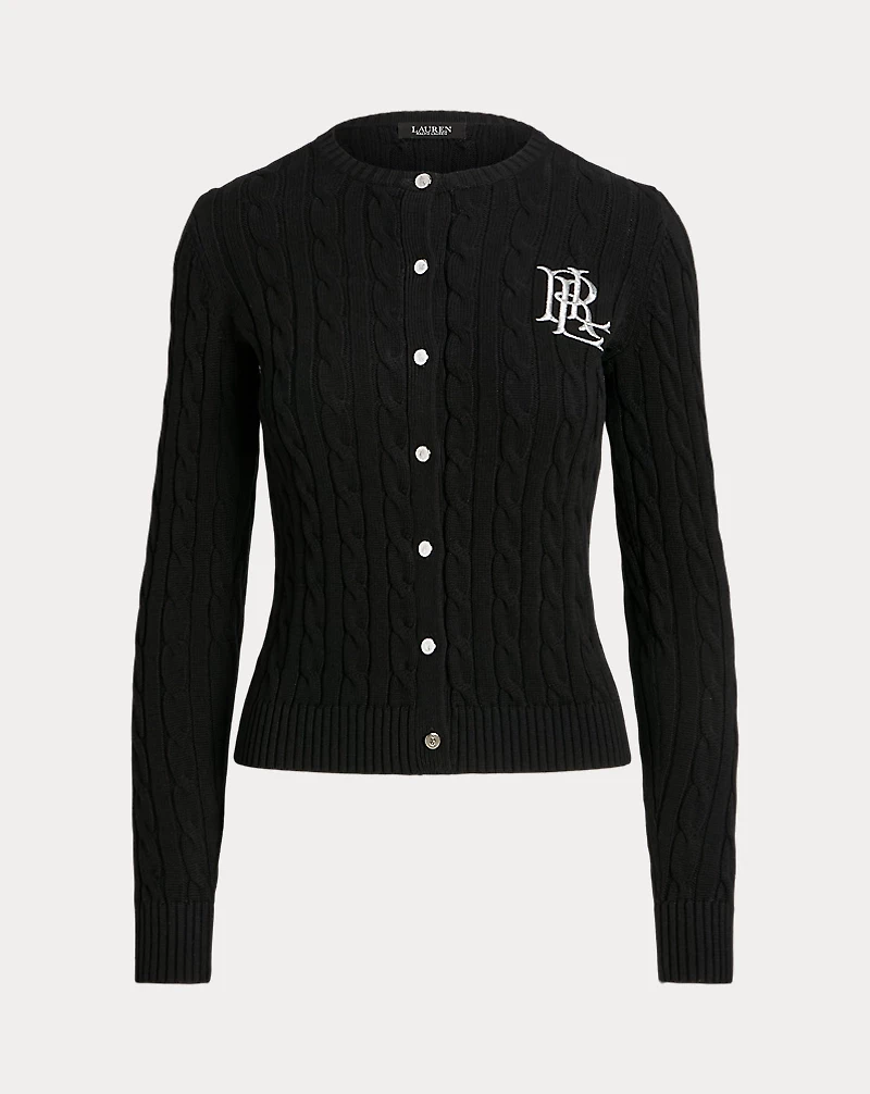 Cable-Knit Cotton Cardigan