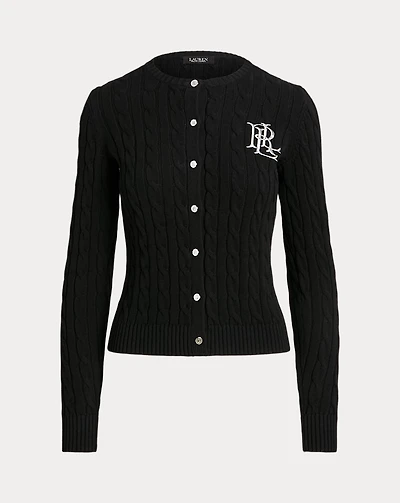 Cable-Knit Cotton Cardigan