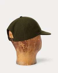 Winged-Logo Wool-Blend Felt Ball Cap