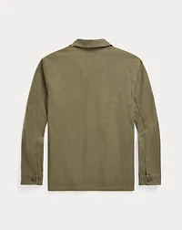 Reverse-Sateen Overshirt