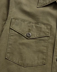 Reverse-Sateen Overshirt