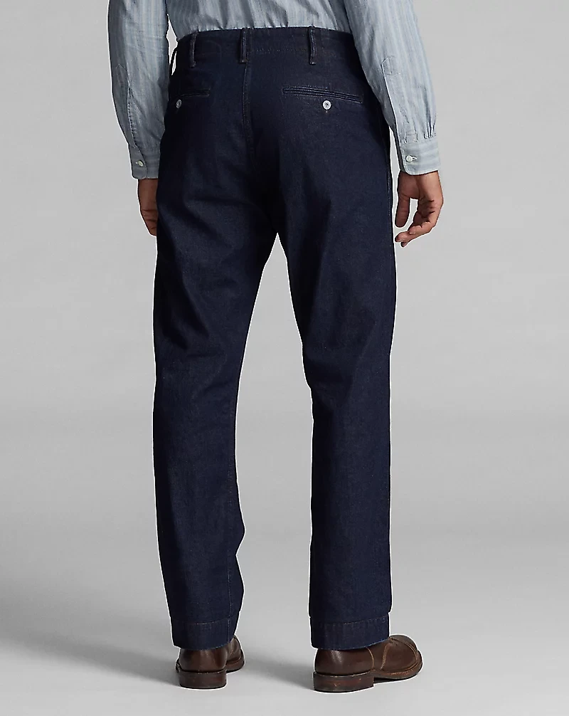 Indigo Rinsed Denim Field Pant
