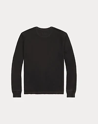 Indigo Jersey Henley Shirt