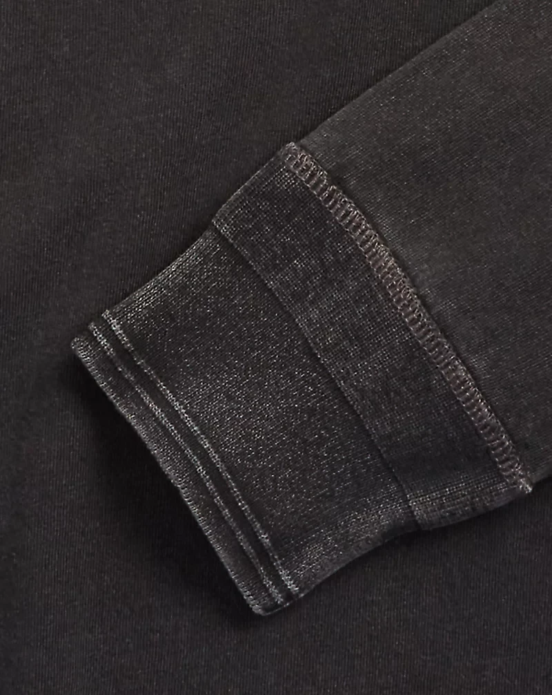 Indigo Jersey Henley Shirt