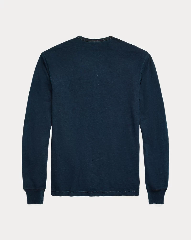 Indigo Jersey Long-Sleeve T-Shirt
