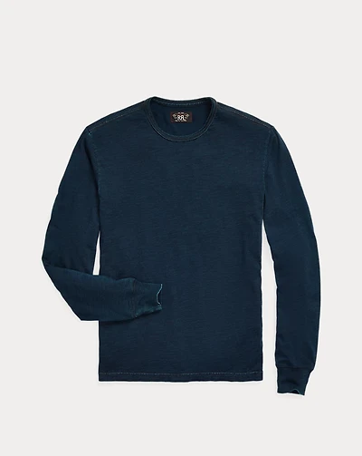 Indigo Jersey Long-Sleeve T-Shirt