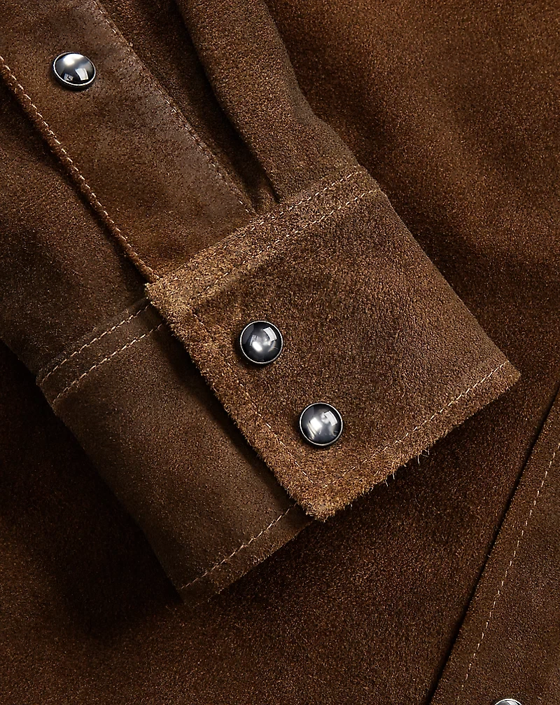 Roughout Suede Western Shirt Jacket
