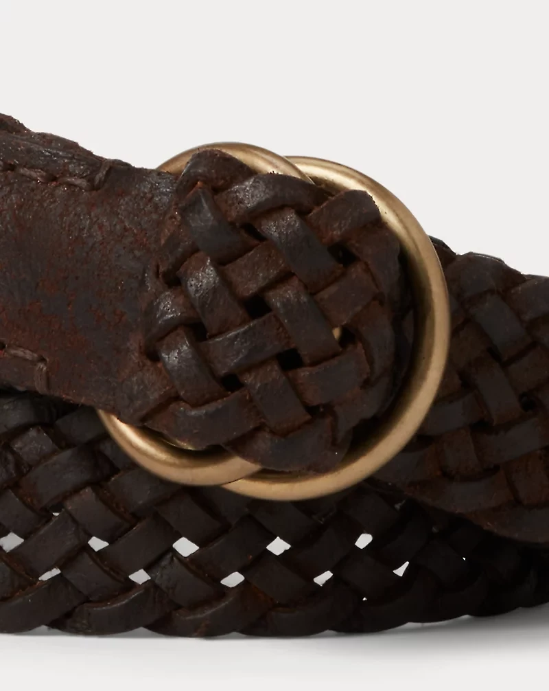 Braided Leather Belt