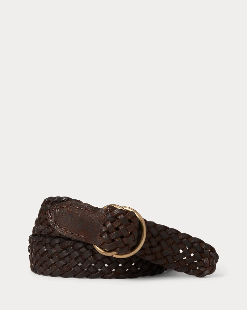 Braided Leather Belt