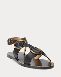 Double O-Ring Leather Sandal