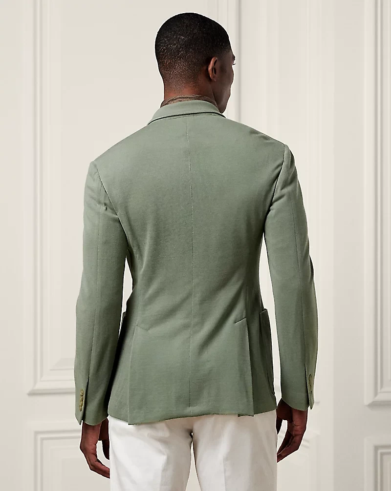 Hadley Hand-Tailored Wool Piqué Blazer