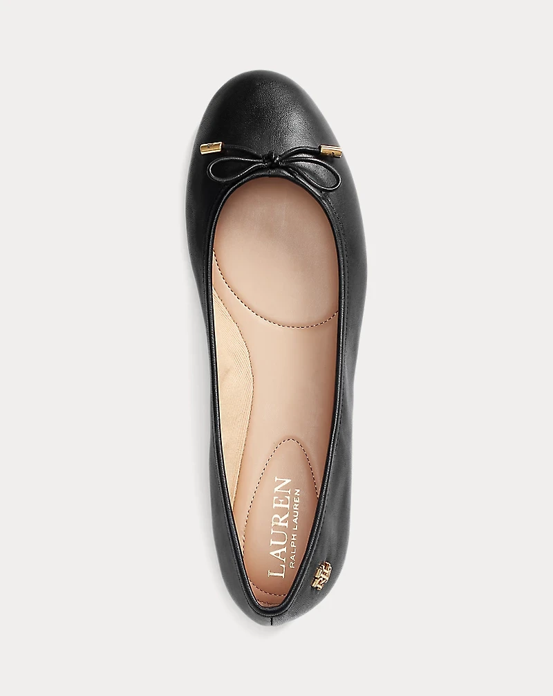 Jayna Nappa Leather Flat