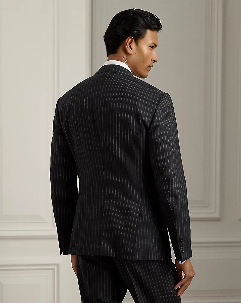 Kent Hand-Tailored Pinstripe Wool Suit