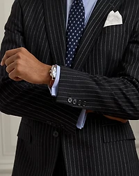 Kent Hand-Tailored Pinstripe Wool Suit