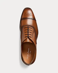 Denver Burnished Calfskin Cap-Toe Shoe