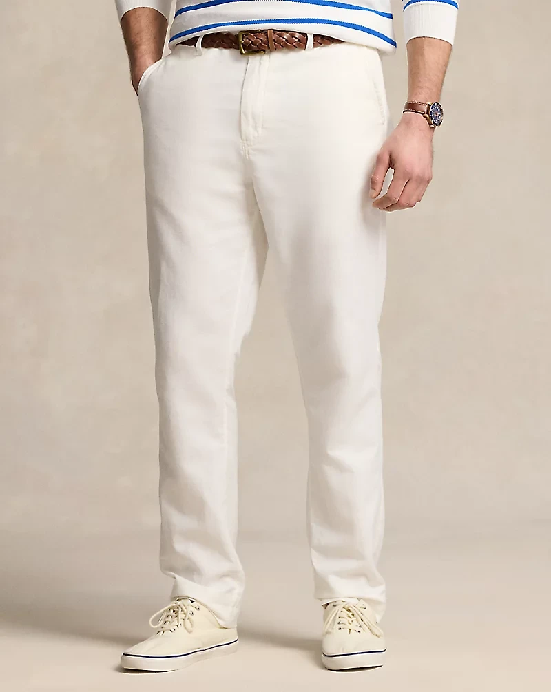 Classic Fit Linen-Cotton Pant