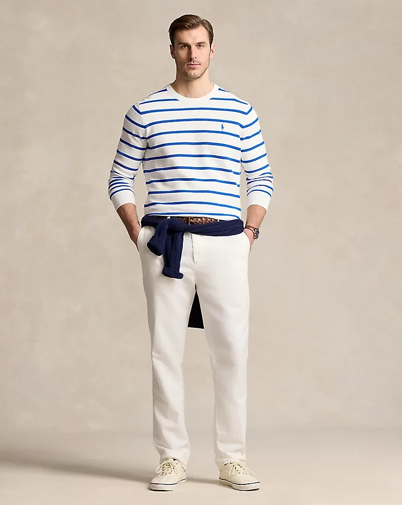 Classic Fit Linen-Cotton Pant