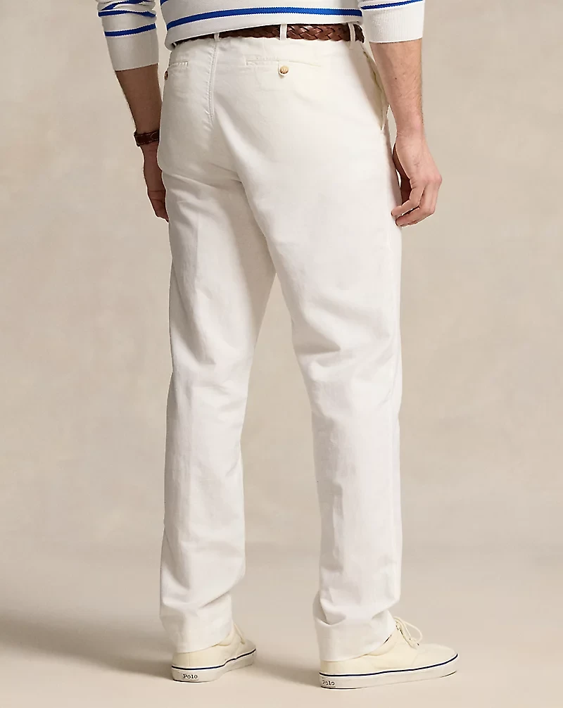 Classic Fit Linen-Cotton Pant