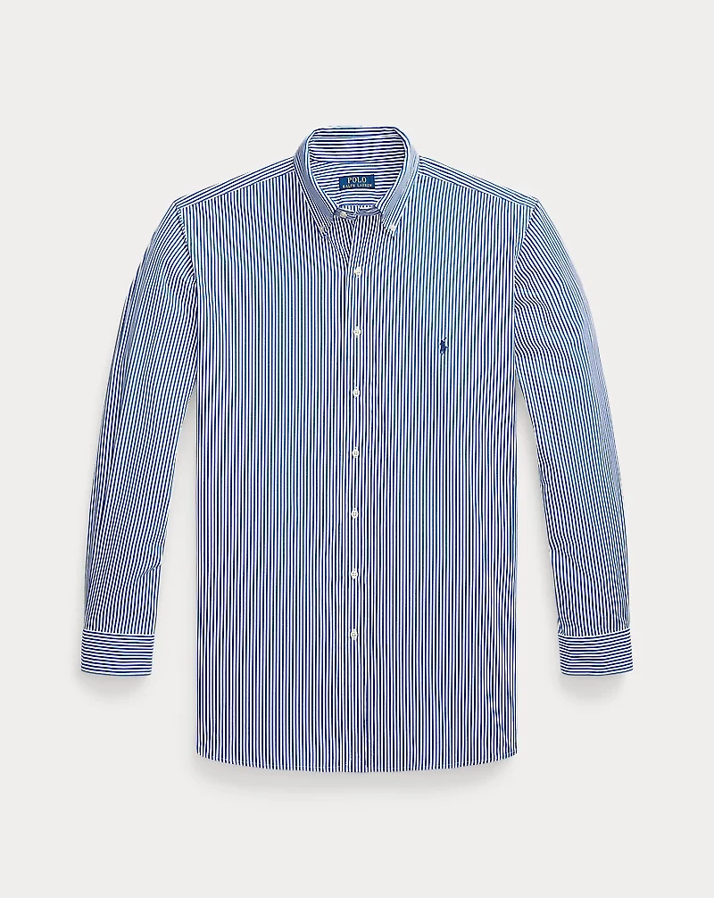 Bengal-Stripe Stretch Poplin Shirt