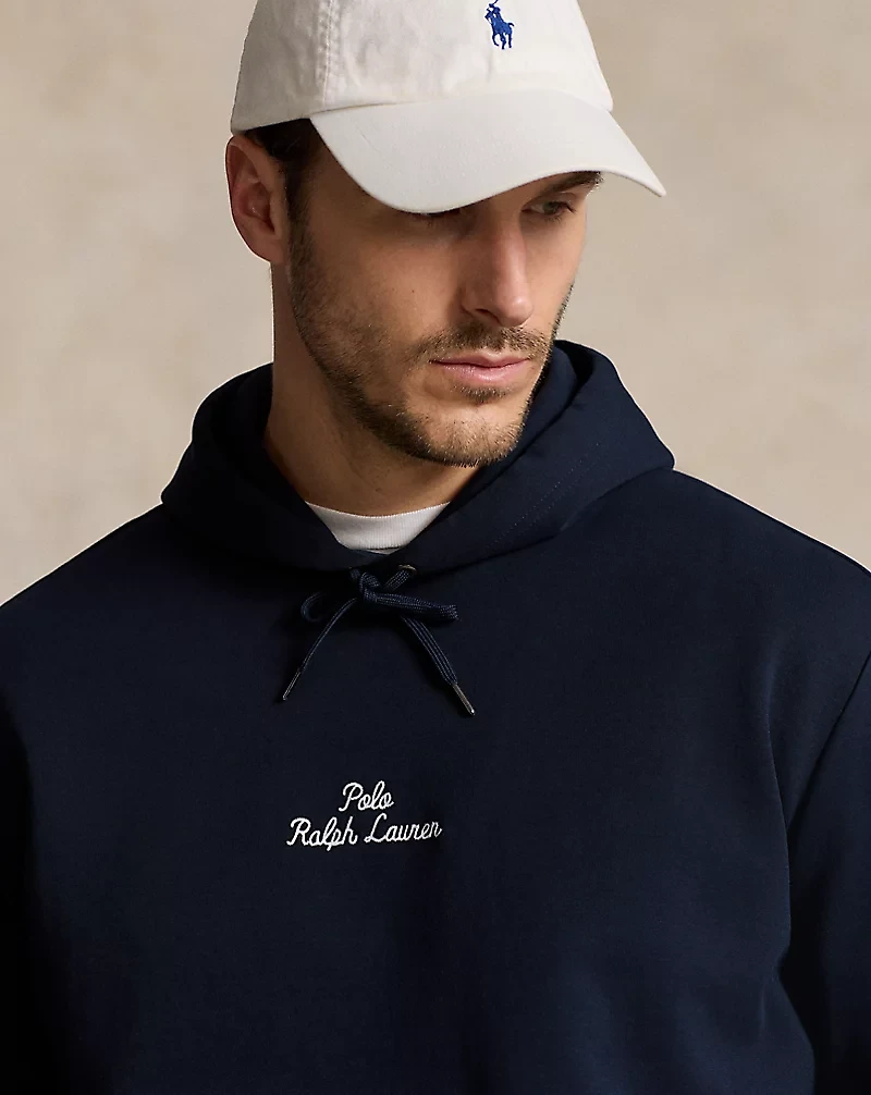 Logo Double-Knit Hoodie