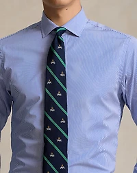 Custom Fit Striped Poplin Shirt