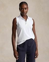 Classic Fit Sleeveless Tour Polo Shirt