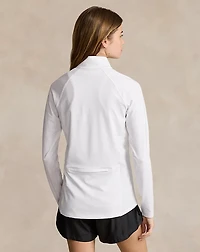 Stretch Jersey Quarter-Zip Pullover