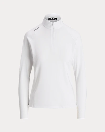 Stretch Jersey Quarter-Zip Pullover