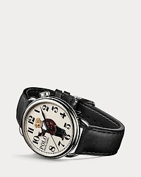 42 MM Tartan Polo Bear Steel White Dial