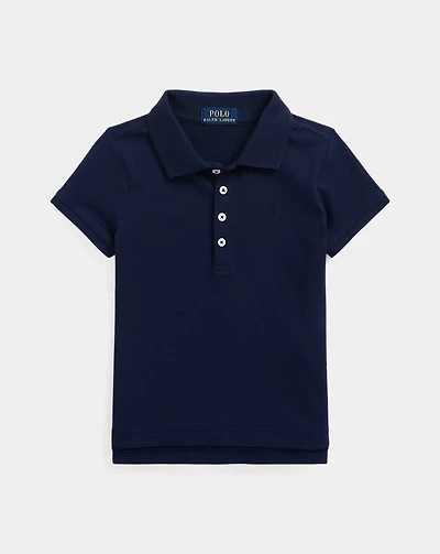 Stretch Mesh Uniform Polo Shirt