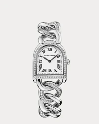 Petite-Link Steel Diamond Stirrup Watch