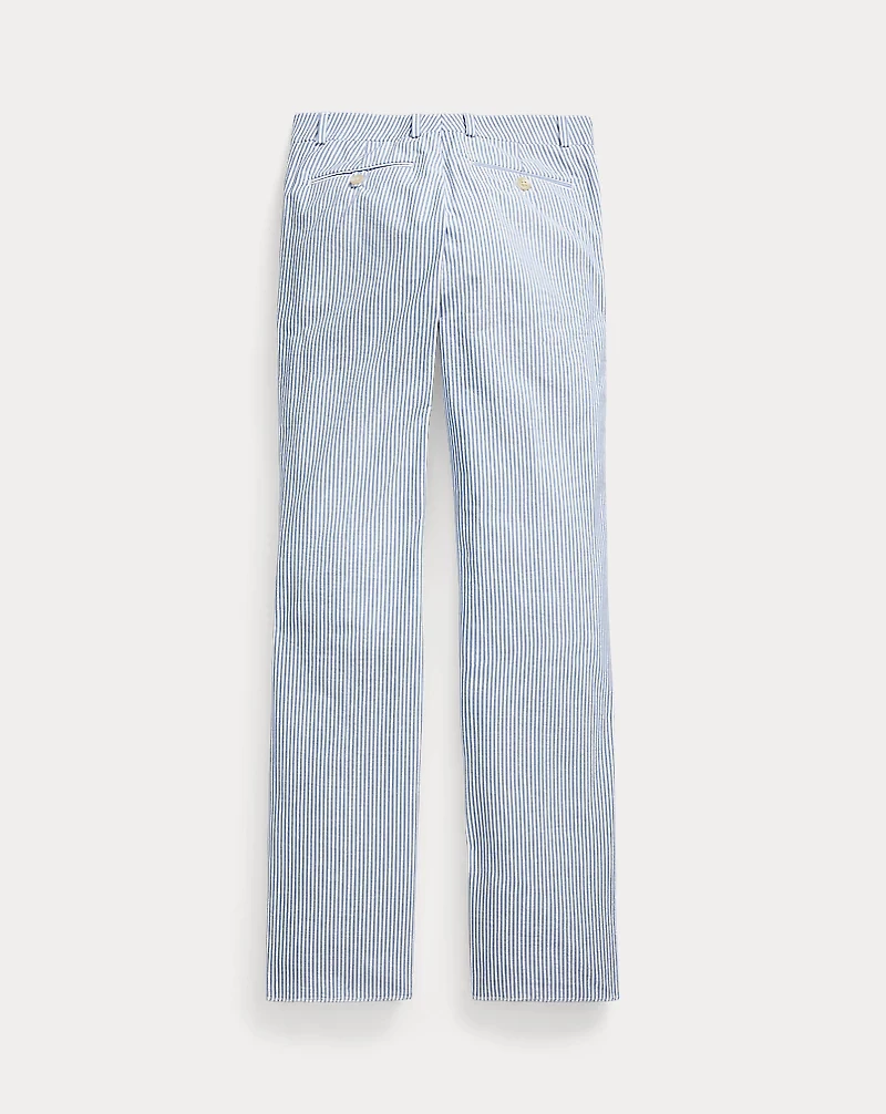 Cotton Seersucker Suit Trouser