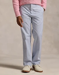 Cotton Seersucker Suit Trouser