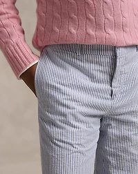 Cotton Seersucker Suit Trouser