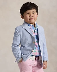 Polo Seersucker Suit Jacket