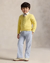 Cotton Seersucker Suit Trouser