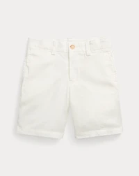 Straight Fit Linen-Cotton Short