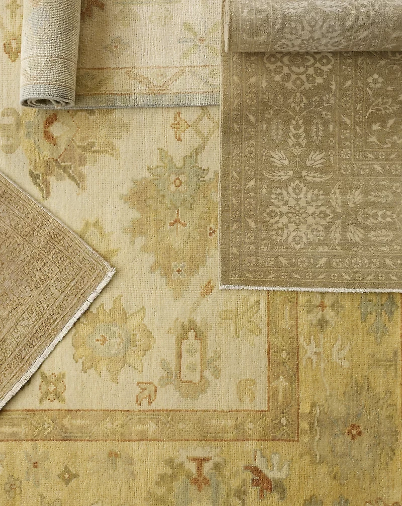 Harper Tonal Gold Wool Rug