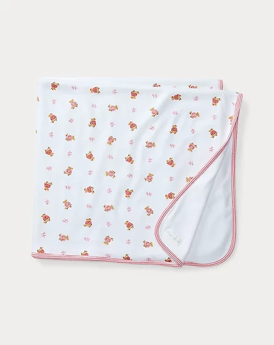 Polo Bear Cotton Reversible Blanket