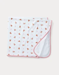 Polo Bear Cotton Reversible Blanket