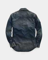 Slim Fit Denim Western Shirt
