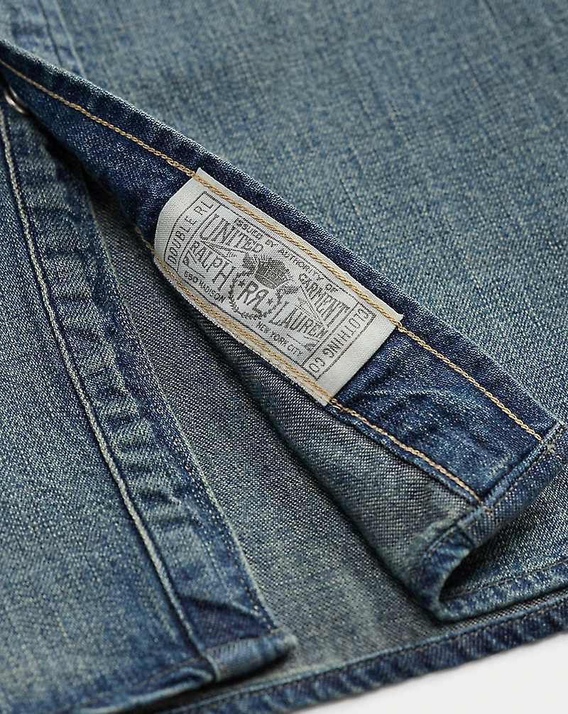 Slim Fit Denim Western Shirt