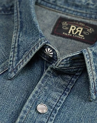 Slim Fit Denim Western Shirt