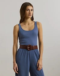 Stretch Cotton Tank Top