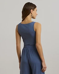Stretch Cotton Tank Top