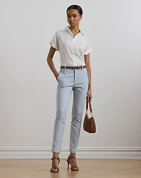 Double-Faced Stretch Cotton Pant